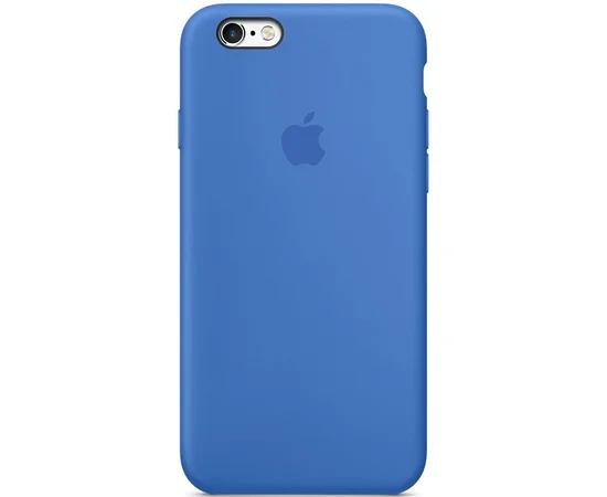 Чехол Silicone Case Full Protective (AA) для Apple iPhone 6/6s (4.7") Синий / Capri Blue