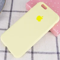 Чехол Silicone Case Full Protective (AA) для Apple iPhone 6/6s (4.7") Желтый / Mellow Yellow