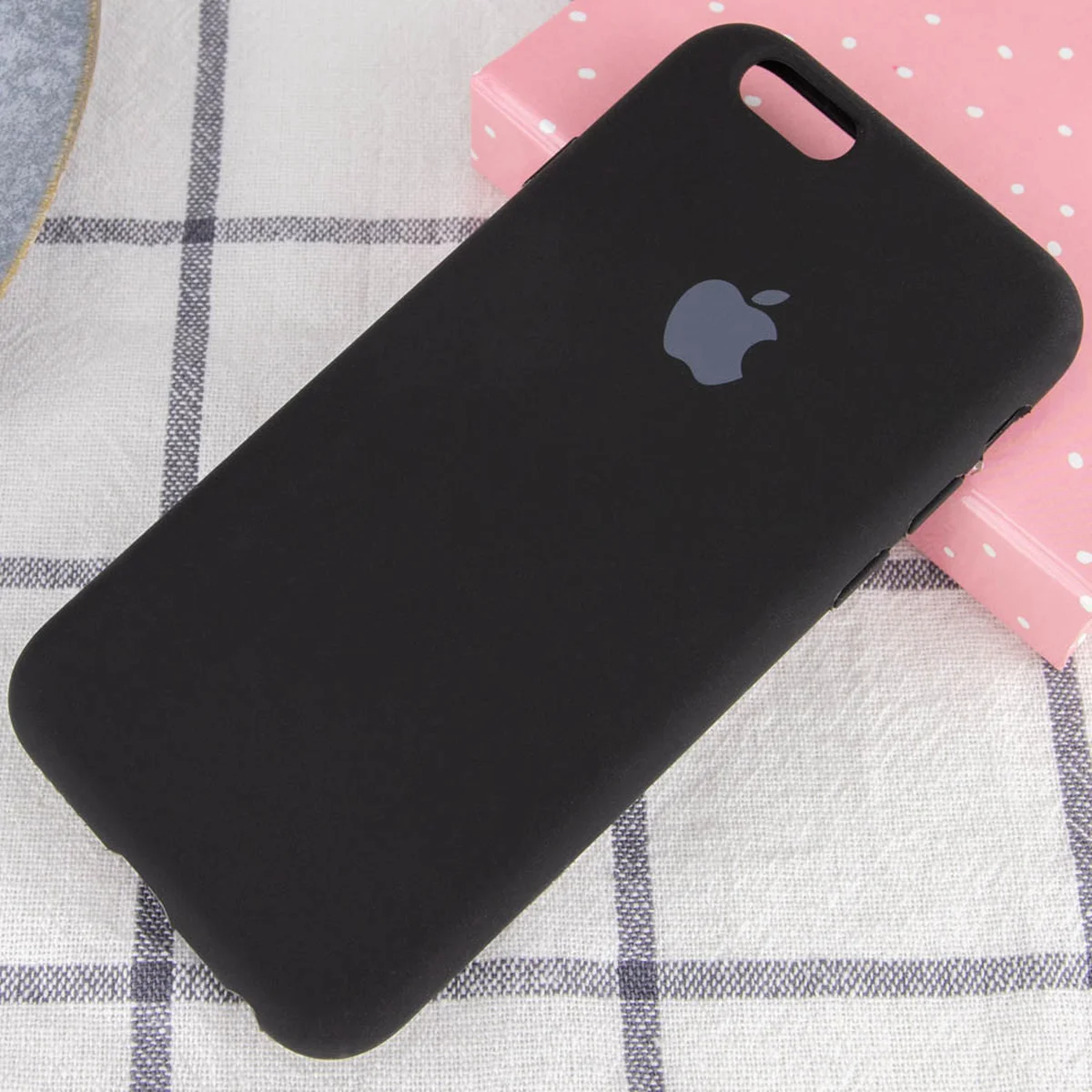 Чехол Silicone Case Full Protective (AA) для Apple iPhone 6/6s (4.7") Черный / Black
