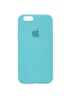 Чехол Silicone Case Full Protective (AA) для Apple iPhone 6/6s (4.7") Бирюзовый / Marine Green