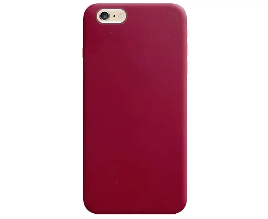 Силиконовый чехол Candy для Apple iPhone 6/6s (4.7") Бордовый