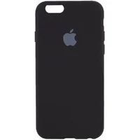 Чехол Silicone Case Full Protective (AA) для Apple iPhone 6/6s (4.7") Черный / Black