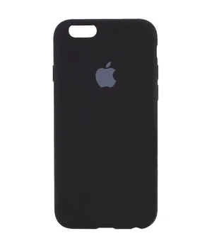 Чехол Silicone Case Full Protective (AA) для Apple iPhone 6/6s (4.7") Черный / Black