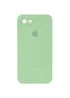 Чохол Silicone Case Square Full Camera Protective (AA) для Apple iPhone 6 / 6s (4.7 ") М'ятний / Mint