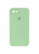 Чехол Silicone Case Square Full Camera Protective (AA) для Apple iPhone 6/6s (4.7") Мятный / Mint
