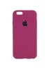Чохол Silicone Case Full Protective (AA) для Apple iPhone 6 / 6s (4.7 ") Бордовий / Maroon