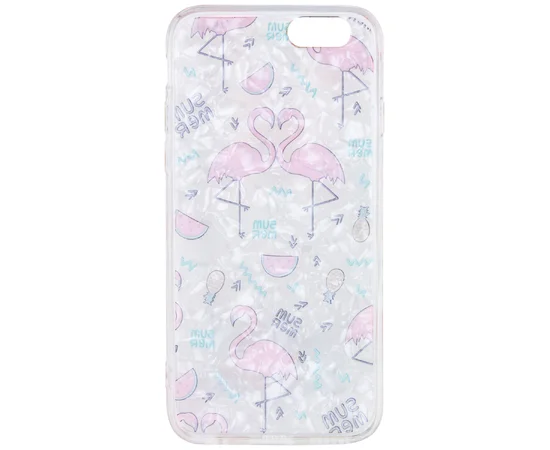 Накладка Glue Case Фламинго для Apple iPhone 6/6s (4.7") Белый