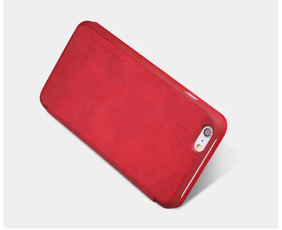 Кожаный чехол (книжка) Nillkin Qin Series для Apple iPhone 6/6s (4.7") Красный