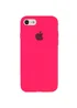 Чохол Silicone Case Full Protective (AA) для Apple iPhone 6 / 6s (4.7 ") Рожевий / Barbie pink