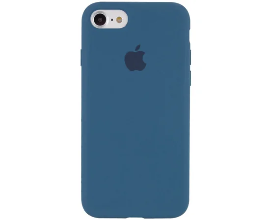 Чехол Silicone Case Full Protective (AA) для Apple iPhone 6/6s (4.7") Синий / Cosmos blue