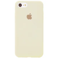 Чехол Silicone Case Full Protective (AA) для Apple iPhone 6/6s (4.7") Бежевый / Creamy White