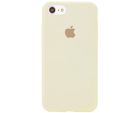 Чехол Silicone Case Full Protective (AA) для Apple iPhone 6/6s (4.7") Бежевый / Creamy White