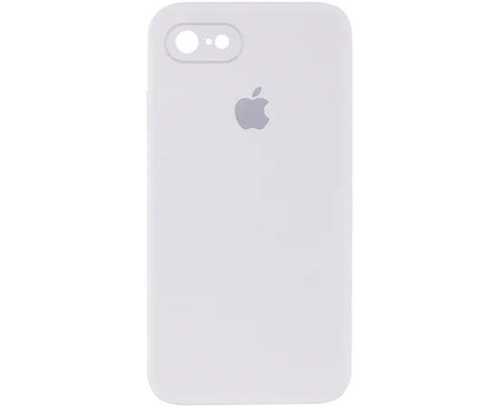 Чехол Silicone Case Square Full Camera Protective (AA) для Apple iPhone 6/6s (4.7") Белый / White