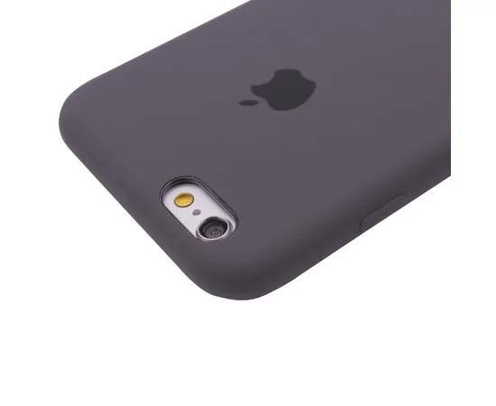 Чехол Silicone case (AAA) для Apple iPhone 6/6s (4.7") Серый / Charcoal Gray