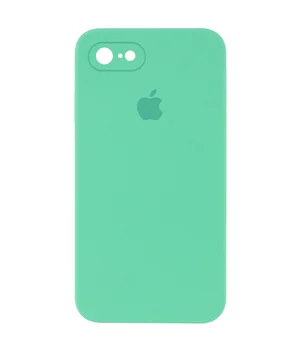 Чехол Silicone Case Square Full Camera Protective (AA) для Apple iPhone 6/6s (4.7") Зеленый / Spearmint
