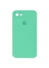 Чохол Silicone Case Square Full Camera Protective (AA) для Apple iPhone 6 / 6s (4.7 ") Зелений / Spearmint