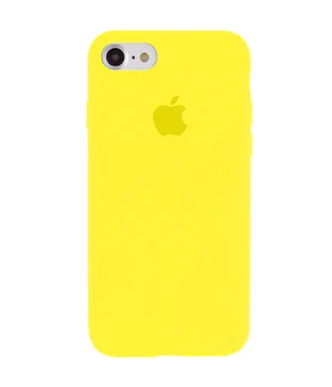 Чехол Silicone Case Full Protective (AA) для Apple iPhone 6/6s (4.7") Желтый / Neon Yellow