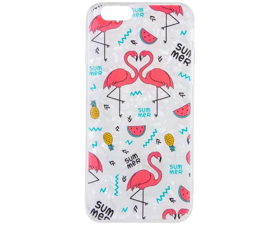 Накладка Glue Case Фламинго для Apple iPhone 6/6s (4.7") Белый