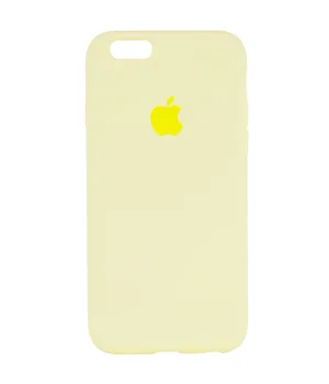 Чехол Silicone Case Full Protective (AA) для Apple iPhone 6/6s (4.7") Желтый / Mellow Yellow