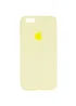 Чехол Silicone Case Full Protective (AA) для Apple iPhone 6/6s (4.7") Желтый / Mellow Yellow