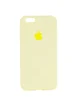 Чохол Silicone Case Full Protective (AA) для Apple iPhone 6 / 6s (4.7 ") Жовтий / Mellow Yellow