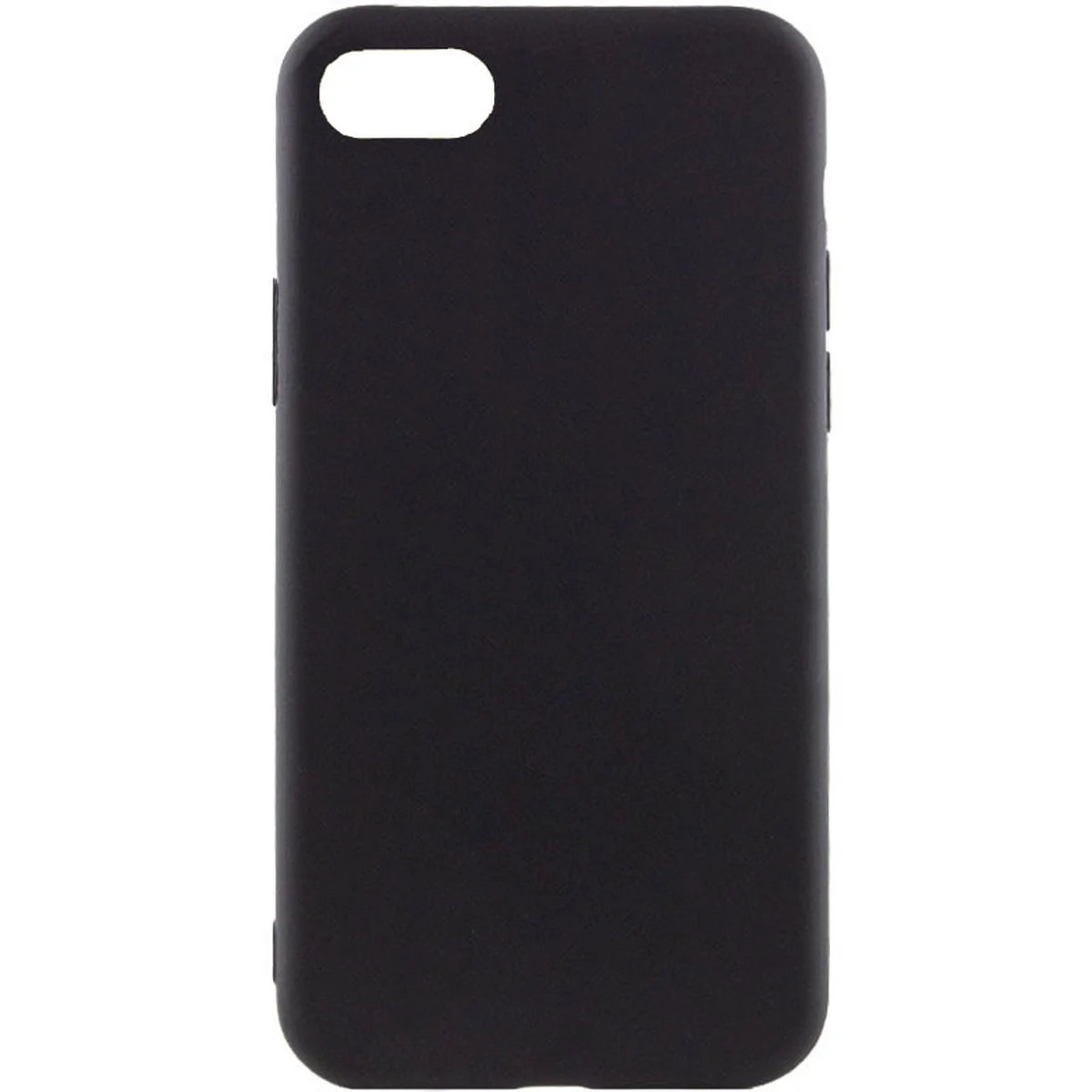 Силиконовый чехол Candy для Apple iPhone 6/6s (4.7") Черный