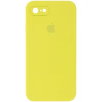 Чехол Silicone Case Square Full Camera Protective (AA) для Apple iPhone 6/6s (4.7") Желтый / Bright Yellow