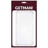 TPU чехол GETMAN Ease logo усиленные углы для Apple iPhone 6/6s (4.7") Бесцветный (прозрачный)