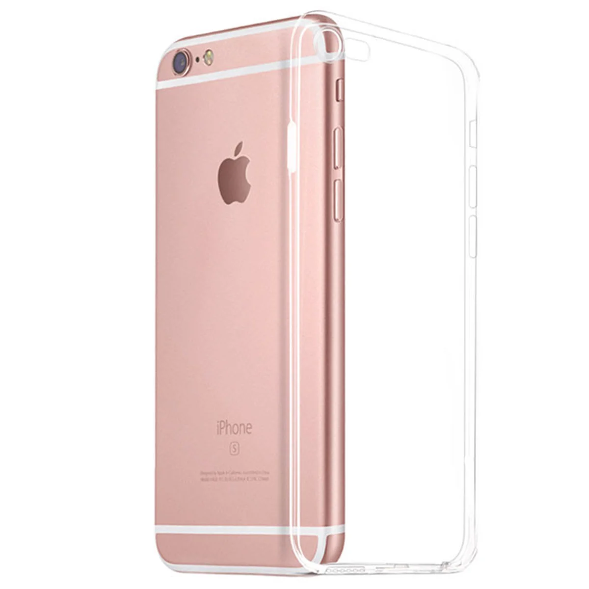 TPU чехол Epic Transparent 1,5mm Full Camera для Apple iPhone 6/6s (4.7") Бесцветный (прозрачный)