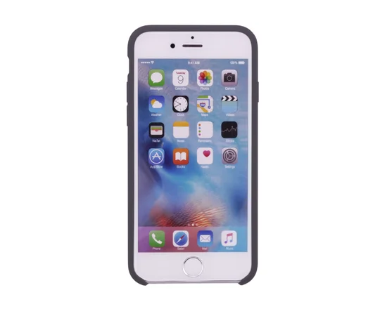 Чехол Silicone case (AAA) для Apple iPhone 6/6s (4.7") Серый / Charcoal Gray