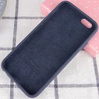 Чехол Silicone Case Full Protective (AA) для Apple iPhone 6/6s (4.7") Темный Синий / Midnight Blue