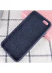Чехол Silicone Case Full Protective (AA) для Apple iPhone 6/6s (4.7") Темный Синий / Midnight Blue