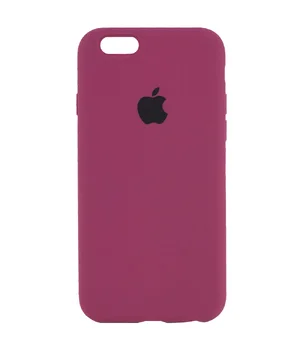 Чехол Silicone Case Full Protective (AA) для Apple iPhone 6/6s (4.7") Красный / Rose Red