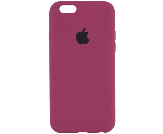 Чохол Silicone Case Full Protective (AA) для Apple iPhone 6 / 6s (4.7 ") Червоний / Rose Red