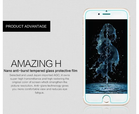Защитное стекло Nillkin (H) для Apple iPhone 6/6s (4.7") Прозрачное