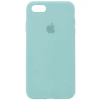 Чехол Silicone Case Full Protective (AA) для Apple iPhone 6/6s (4.7") Бирюзовый / Light blue