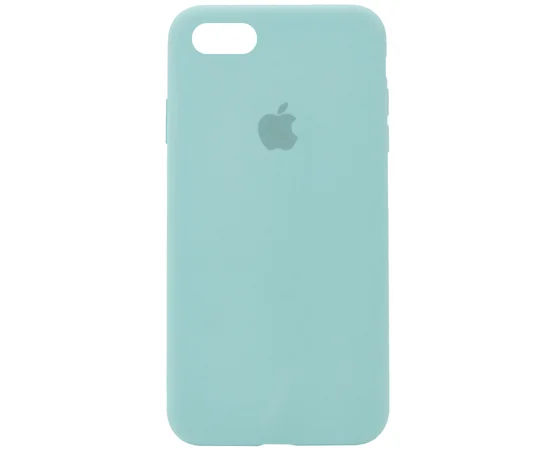 Чехол Silicone Case Full Protective (AA) для Apple iPhone 6/6s (4.7") Бирюзовый / Light blue
