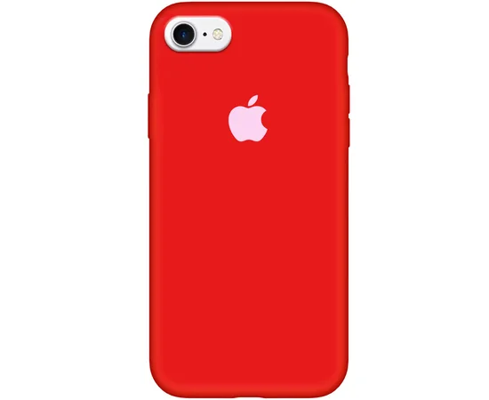 Чехол Silicone Case Full Protective (AA) для Apple iPhone 6/6s (4.7") Красный / Dark Red