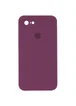 Чехол Silicone Case Square Full Camera Protective (AA) для Apple iPhone 6/6s (4.7") Бордовый / Maroon