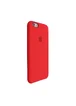 Чехол Silicone case (AAA) для Apple iPhone 6/6s (4.7") Красный / Red