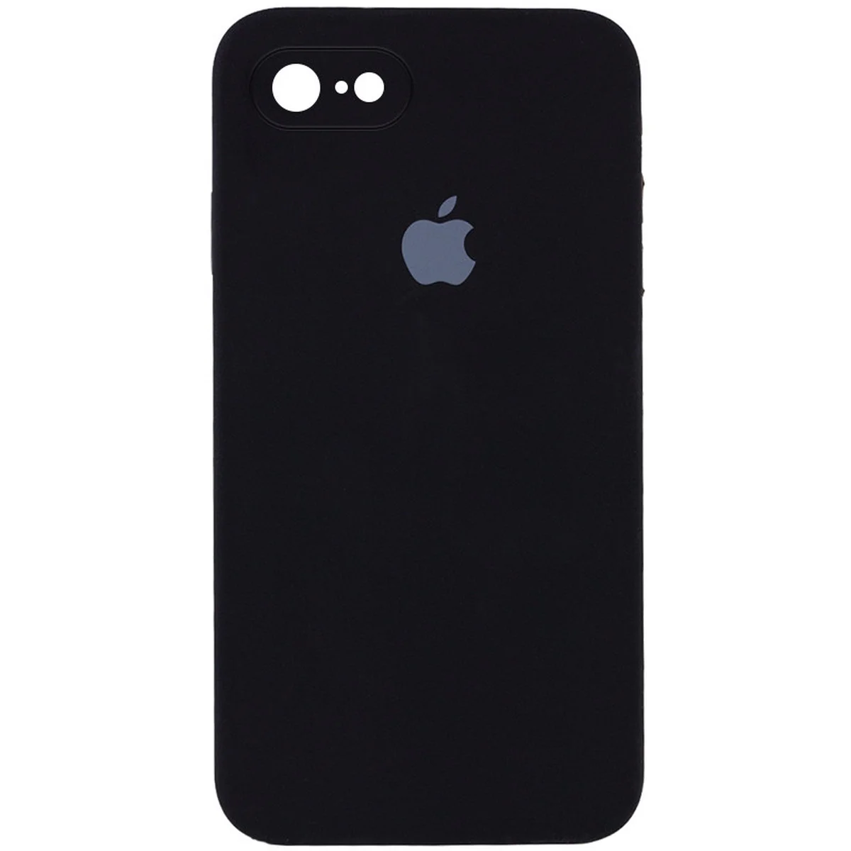 Чохол Silicone Case Square Full Camera Protective (AA) для Apple iPhone 6 / 6s (4.7 ") Чорний / Black