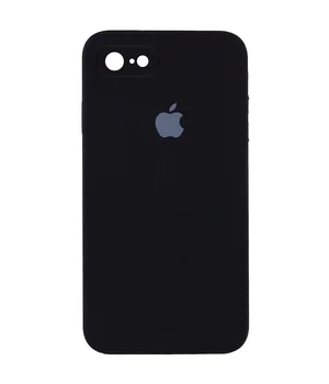 Чехол Silicone Case Square Full Camera Protective (AA) для Apple iPhone 6/6s (4.7") Черный / Black
