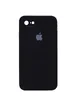 Чохол Silicone Case Square Full Camera Protective (AA) для Apple iPhone 6 / 6s (4.7 ") Чорний / Black