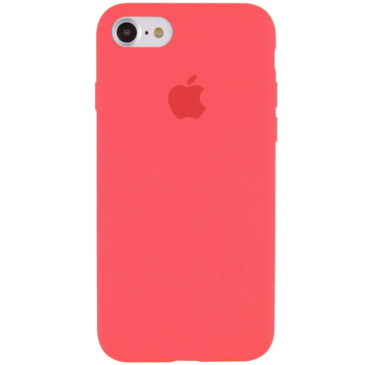 Чохол Silicone Case Full Protective (AA) для Apple iPhone 6 / 6s (4.7 ") Кавуновий / Watermelon red