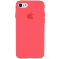 Чохол Silicone Case Full Protective (AA) для Apple iPhone 6 / 6s (4.7 ") Кавуновий / Watermelon red