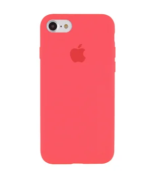 Чехол Silicone Case Full Protective (AA) для Apple iPhone 6/6s (4.7") Арбузный / Watermelon red