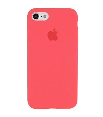 Чохол Silicone Case Full Protective (AA) для Apple iPhone 6 / 6s (4.7 ") Кавуновий / Watermelon red