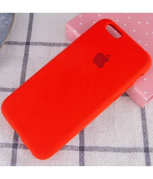 Чехол Silicone Case Full Protective (AA) для Apple iPhone 6/6s (4.7") Красный / Red