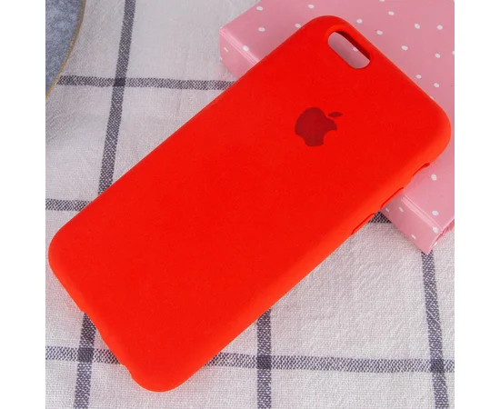 Чохол Silicone Case Full Protective (AA) для Apple iPhone 6 / 6s (4.7 ") Червоний / Red