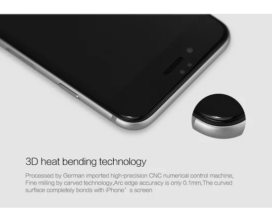 Защитное стекло Nillkin (CP+ max 3D) для Apple iPhone 6/6s (4.7") Черный